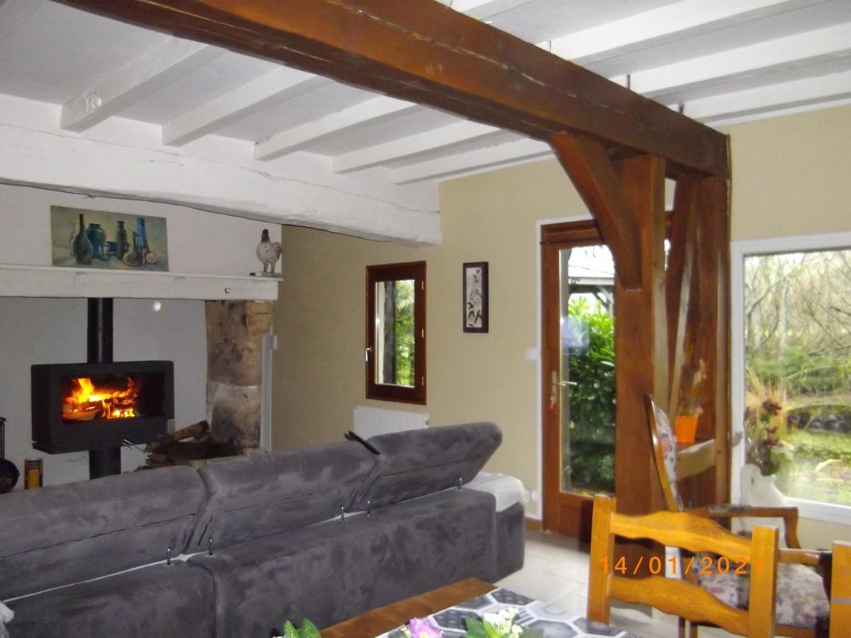 Les 2 Chaumieres Avec Piscine Villa Epinay Eksteriør billede