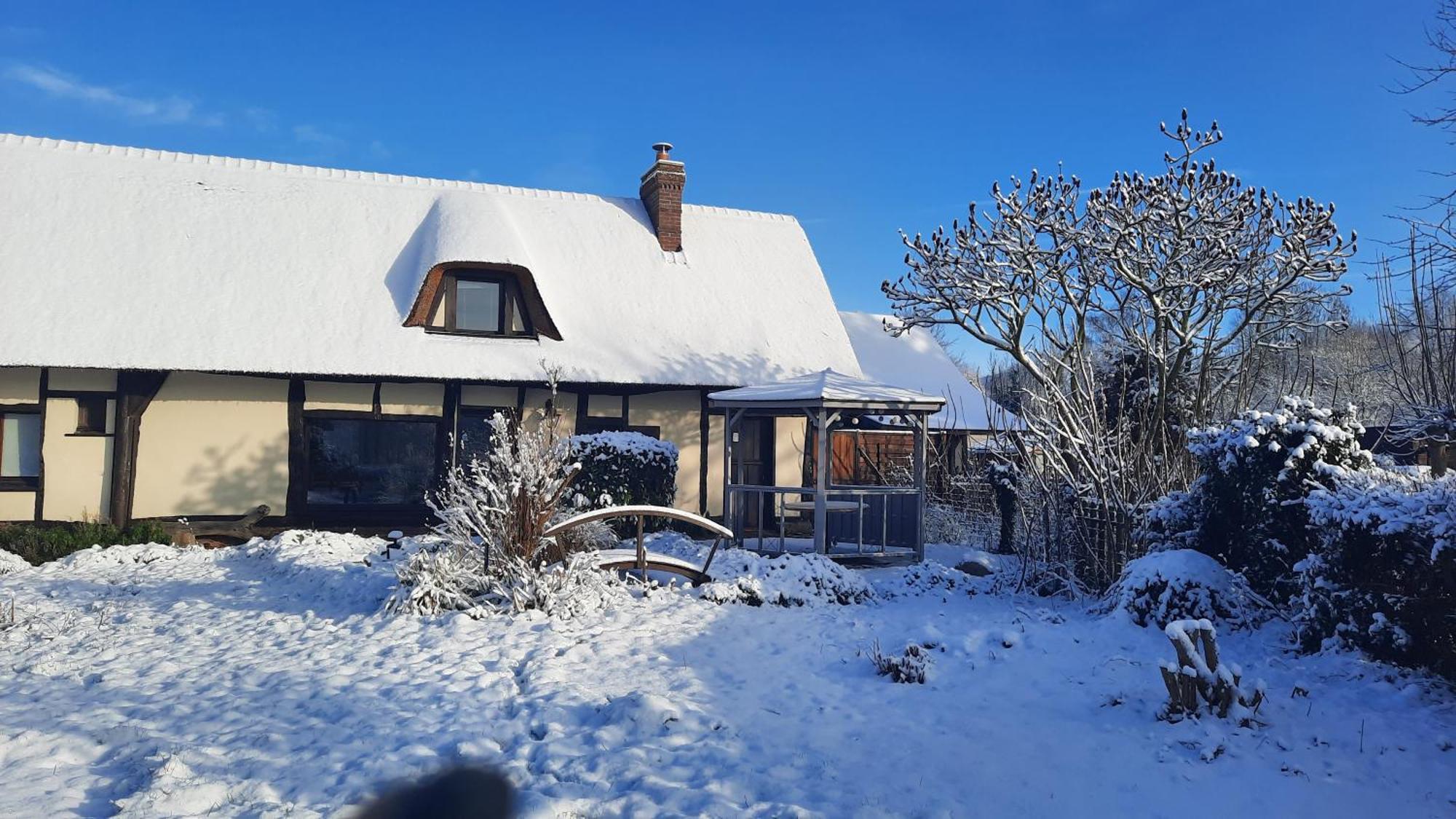 Les 2 Chaumieres Avec Piscine Villa Epinay Eksteriør billede