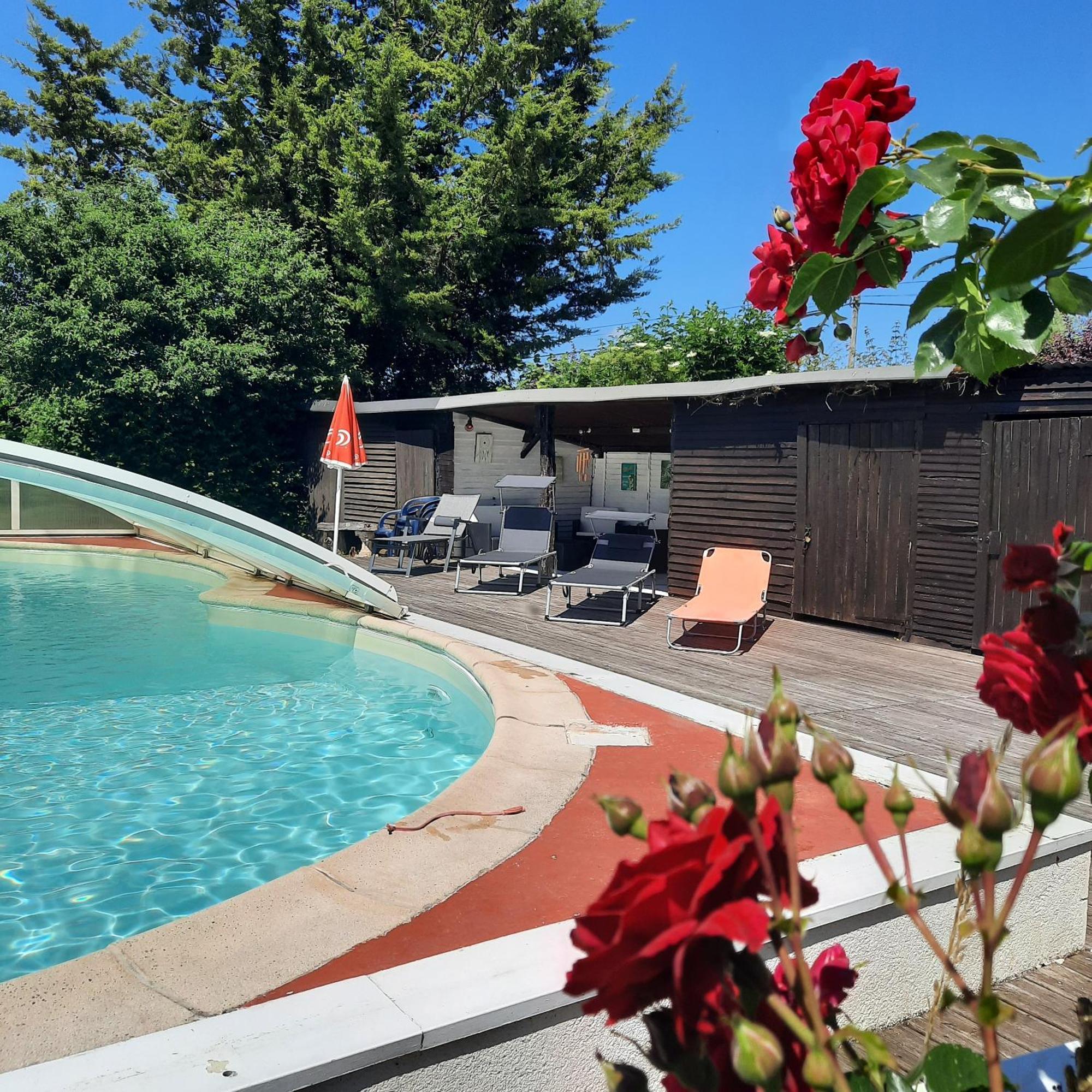 Les 2 Chaumieres Avec Piscine Villa Epinay Eksteriør billede
